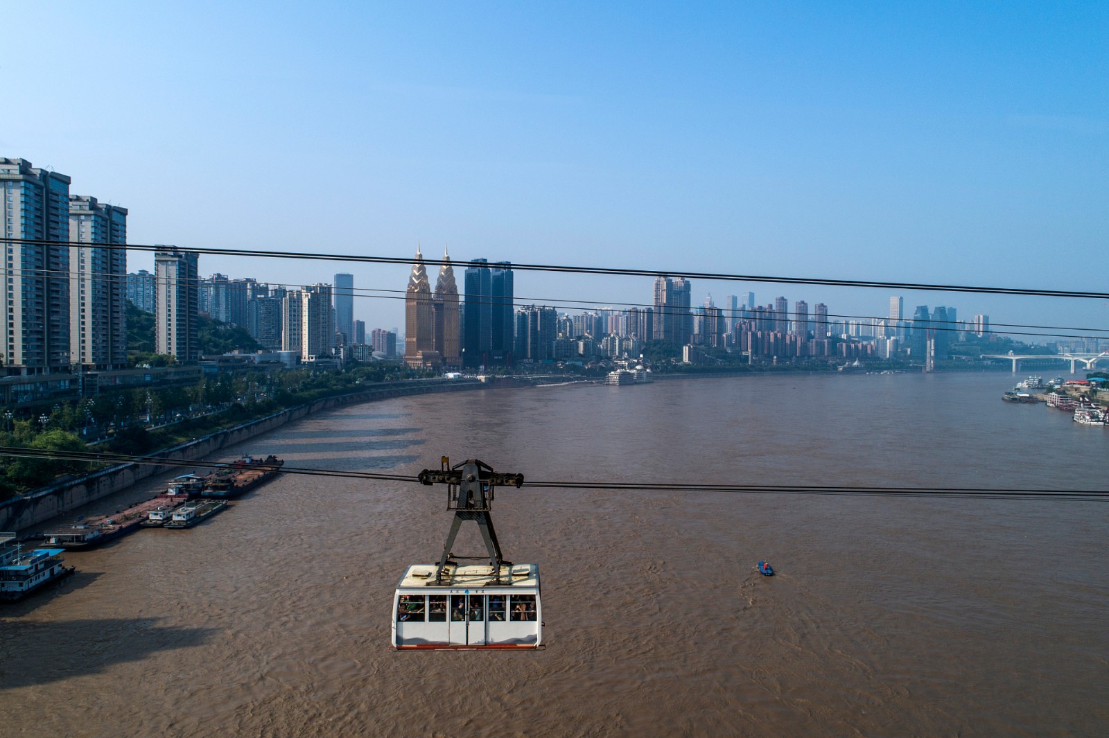 The Yangtze River Cableway in Chongqing